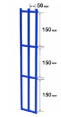 Панель сварная (сетка 2d С-150) диаметр прутков 8 мм 1150х3090 мм. купить, заказать, цена, стоимость